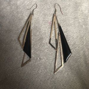 Cute triangle dangle earrings